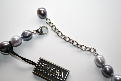 HONORA Lilac Purple FW Cultured Pearl 925 Sterling Necklace & Bracelet Set  D12