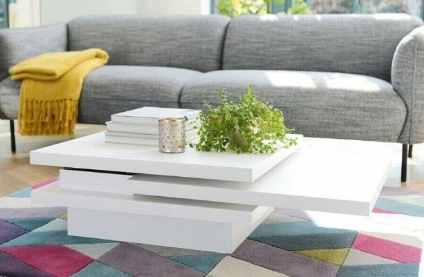 Dwell Coffee Table With Stools - Coffee Table Design Ideas