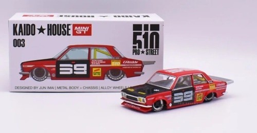 KAIDO★HOUSE Datsun 510 Pro Street 2台セット Diecast 164 | Kaido House Datsun 510 Pro Street Anniv Purple