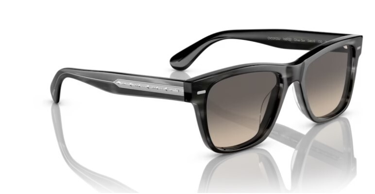Pre-owned Oliver Peoples 0ov5393su 166132 Charcoal Tortoise/shale 54mm Men's Sunglasses In Shale Gradient