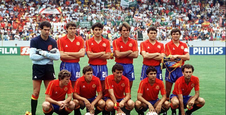 Spain 1986 World Cup Match Worn Football Jersey Shirt - España Camiseta - #9