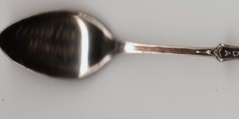 Clear Lake Manitoba BMCO Sterling SILVER Souvenir Spoon Made Canada Enamel2 CoAr