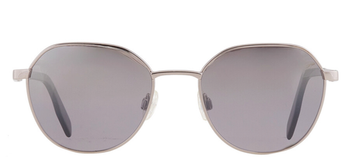 Pre-owned Maui Jim Hukilau Mj 845-11 Silver To Black Dual Mirror Polarized Sunglasses