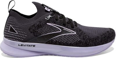 

Женские кроссовки Brooks Levitate StealthFit 5, черные/сиреневые, 7 B Medium США, Black/lilac