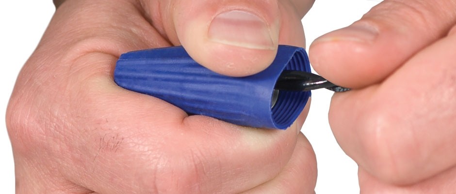 Gorilla Nuts Wire Connectors Cushion Grip Blue and Gray Twist-on Indoor 250 Pack