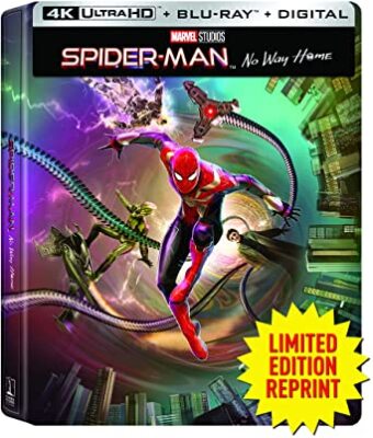 New Steelbook Spider-Man: No Way Home (4K / Blu-ray + Digital)