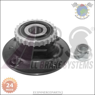 Xx50abs Kit Moyeu De Roue ArrièRe Pour Renault Kangoo Essence 1997>
