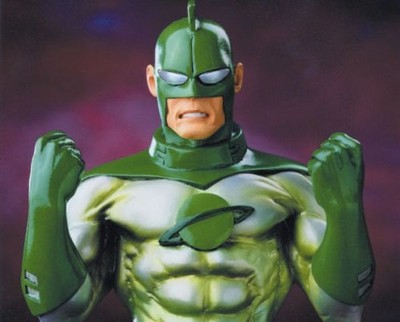 CAPTAIN MARVEL 60's MINI-BUST BY BOWEN DESIGNS, SCULPTED BY RANDY BOWEN