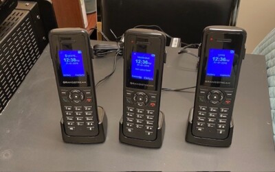 Grandstream DP720 Dect Cordless VoIP Telephone,Black with Beltclip