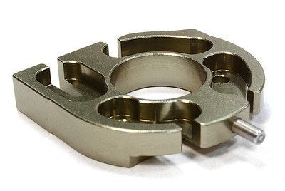 Integy C26006GUN Billet Machined Motor Mount for Tamiya Scale Off-Road CC01
