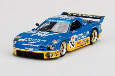TSM MODEL TSM430190 1/43 Mazda RX-7 #74 Team Artnature 24H Le Mans 1994