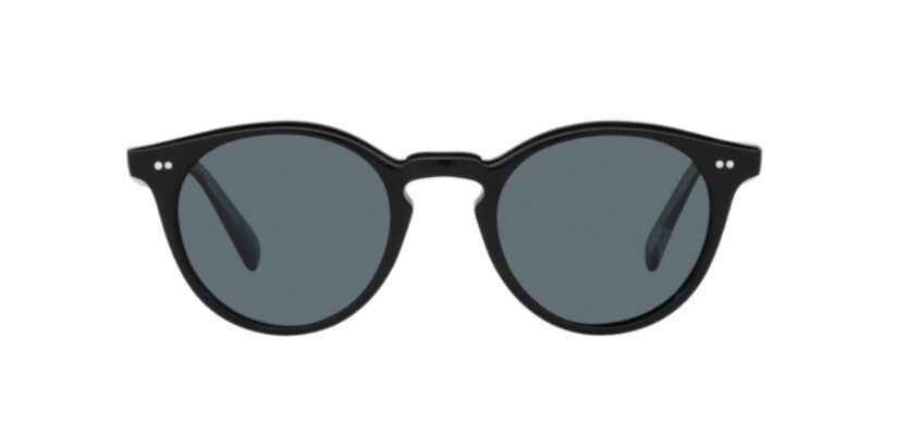 Pre-owned Oliver Peoples 0ov5459su Romare Sun 14923r Black/blue 48mm Men's Sunglasses