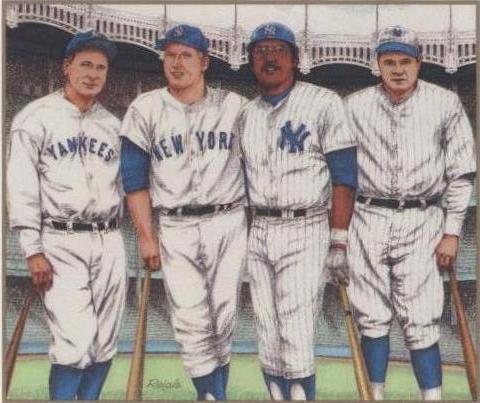 レアBabe Ruth Mickey Mantle Plate 3種 ヤンキース MICKEY MANTLE & BABE RUTH BASEBALL CARDS-RARE UK ISSUE-2