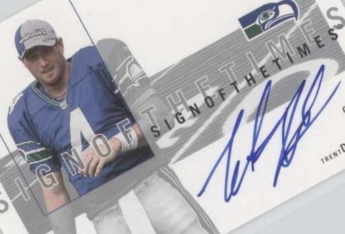 2001 SP Authentic Trent Dilfer #TDI