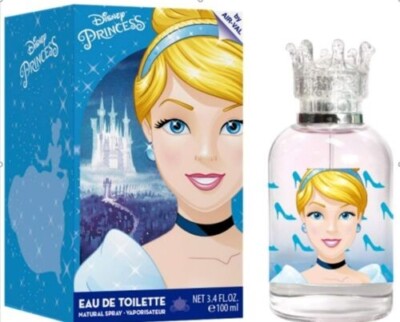 Disney Princess Cinderella Eau de Toilette 3.4 oz / 100 ml Spray 