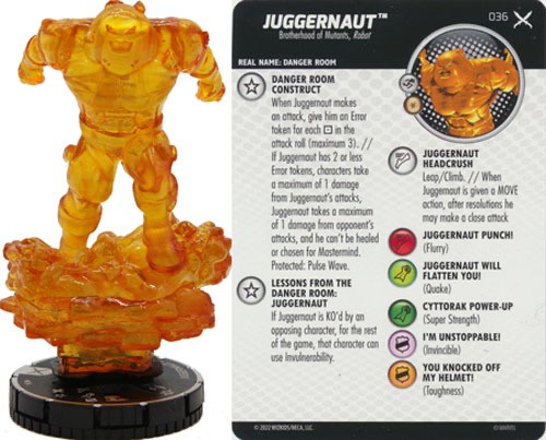 Marvel Heroclix X-Men X of Swords Rare : Juggernaut - 036