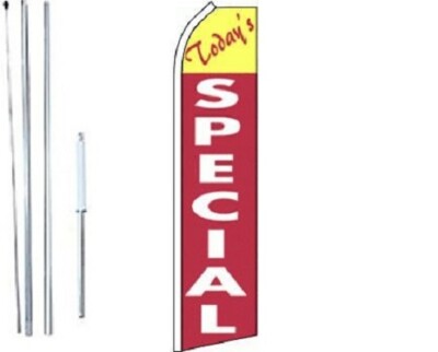 Today's Special Swooper Flag With Complete Hybrid Pole set
