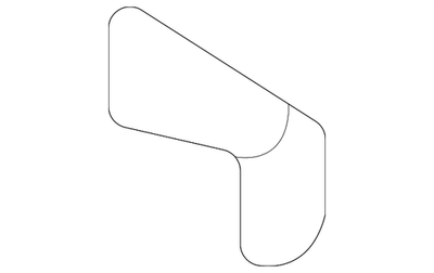 Genuine Mitsubishi Rocker Reinforced Bracket 63142W160P