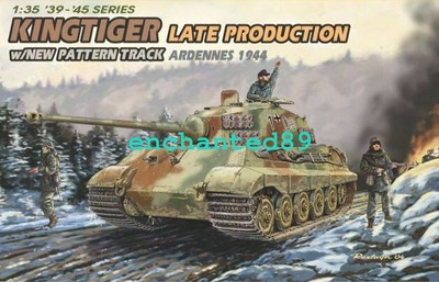 DRAGON 6232 1/35 scale Kingtiger Late Production Ardennes 1944 tank model 2019