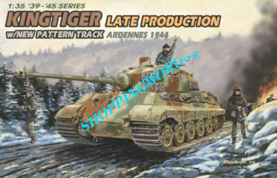 DRAGON 6232 1/35 scale Kingtiger Late Production Ardennes 1944 tank model 2019
