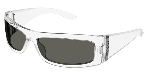 Pre-owned Gucci Gg1492sa-002 Crystal In Gray