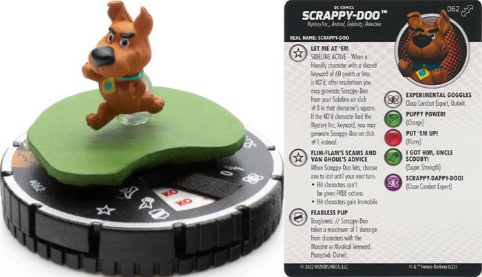 DC Heroclix Batman Team Up Chase Rare : Scrappy-Doo - 062