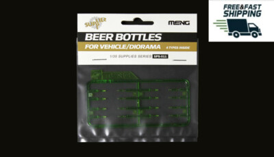 Meng Model 1/35 SPS-011 SCALE BEER BOTTLES FOR VEHICLE/DIORAMA