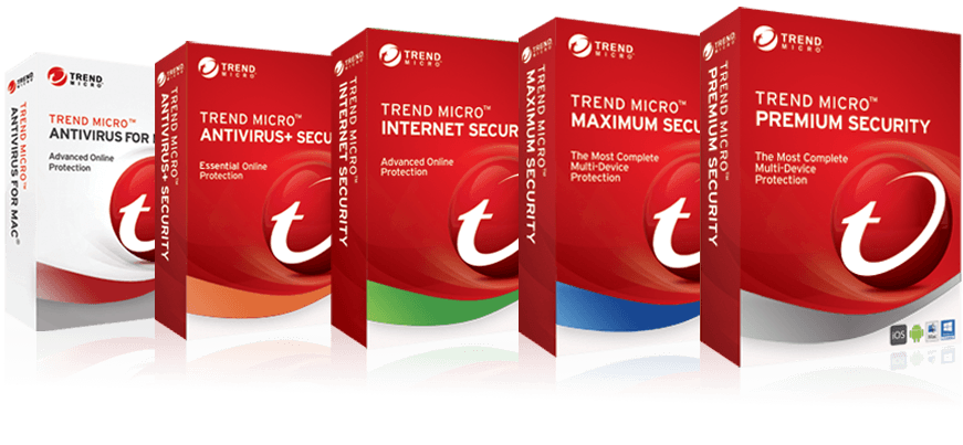 TREND MICRO MAXlMUM, ANTlVlRUS,  lNTERNET Security for 1-3 Years and 1-5 Devices