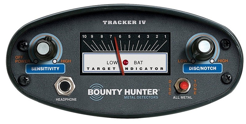 BOUNTY HUNTER TK4 TRACKER IV METAL DETECTOR *DISTRESSED
