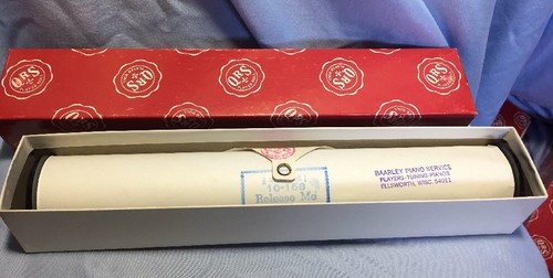 Vintage QRS Player Piano Word Roll 10-158 Release Me by George Holmes