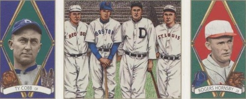 1993 Upper Deck B.A.T. Triple-Folders - Rogers Hornsby Ted Williams Tris Speaker #160