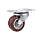 Projex 2-1/2 in. D Swivel Hard Rubber Caster 125 lb 1 pk
