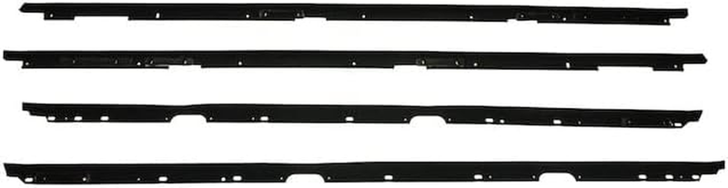 4 Piece Door Window Belt Weatherstrip without Molding for 1982-1992 Chevy Camaro