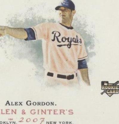 2007 Topps Allen & Ginter's - Alex Gordon #204