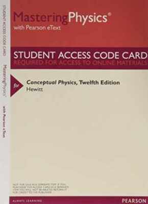 Mastering Physics with Pearson eText -- - Misc. Supplies, by Hewitt Paul - New a