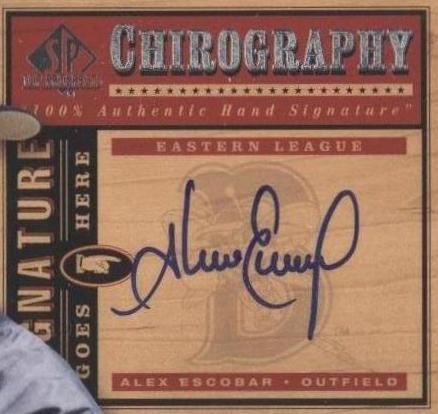 2001 SP Top Prospects - Alex Escobar #AE