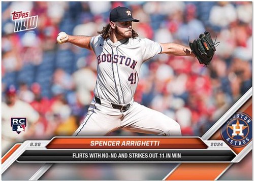 2024 Topps Now - Spencer Arrighetti #606