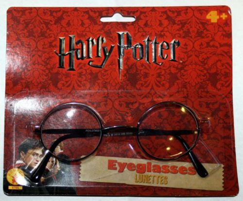 HARRY POTTER GLASSES Metal Wire Costume Round Wizard Adult