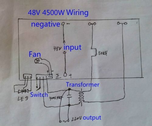 4500W Inverter Wiring Diagram