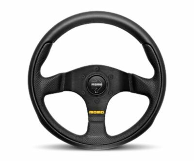 MOMO MOMO TEAM 280mm Steering Wheel Leather TEA28BK0B 