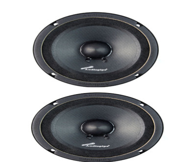 (2) Audiopipe APMB-6SB-C 6'' Low Mid Speaker 250 Watts Peak / 125w Rms (PAIR)