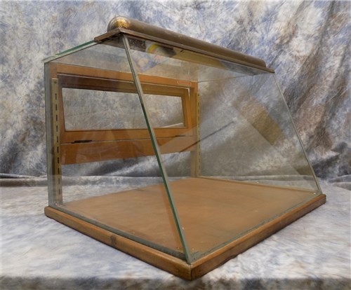 23 Inch Showcase Slant Glass Counter top Country Hardware Store Display Case