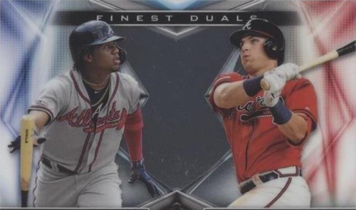 2020 Topps Finest - Austin Riley Ronald Acuña Jr. #FD-3