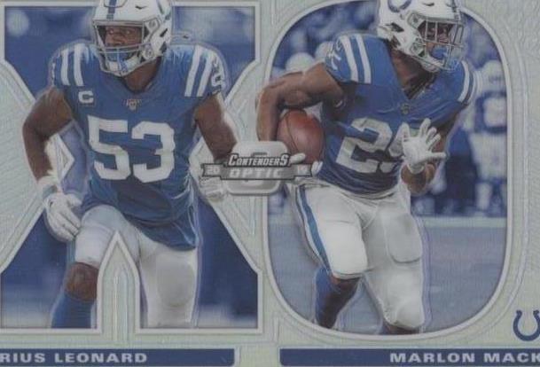 2019 Panini Contenders Optic Marlon Mack Shaquille Leonard #XO-MD