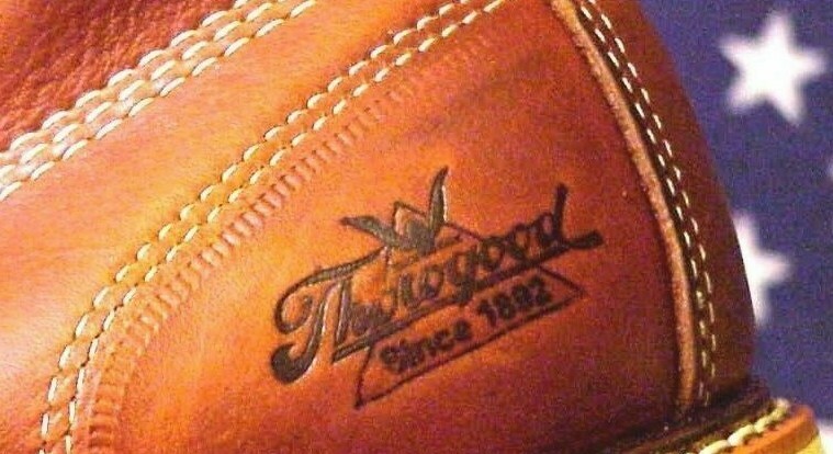 Pre-owned Thorogood Men Size 10 1/2 Ee Plain Toe 814-4364 Wedge Bottom 8" Boots Usa Made In Full Grain Tobacco Oil Tanned Leather