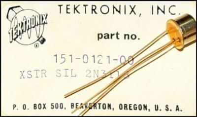 1 PC NEW Tektronix 151-0121-00 Transistor Selected 2N3118 Factory Sealed Packs