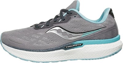 Женские кроссовки Saucony Triumph 19, сплав/порошок, 5 средних размеров США