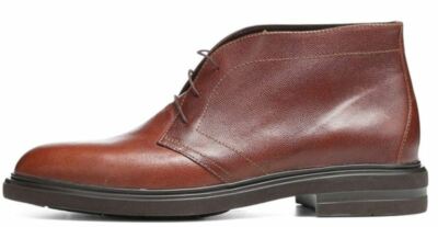 Pre-owned J Donald  Pliner Men's Ericio Oxford Boot- Sz 9.5 M (nwb) In Brandy