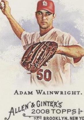 2008 Topps Allen & Ginter's - Adam Wainwright #44