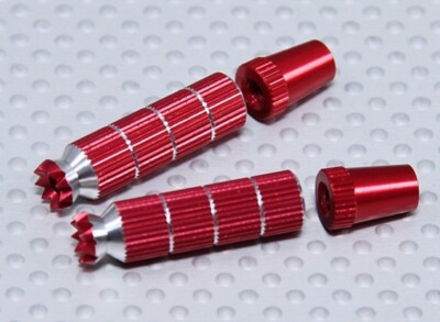 TRANSMITTER CONTROL GIMBAL STICK ENDS LONG RED M4 JR Tx RADIO RC